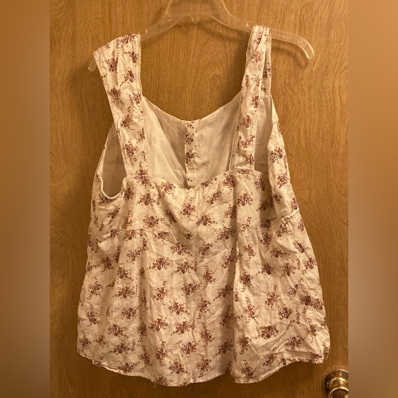 Lane Bryant linen sleeveless top - Picture 4 of 4